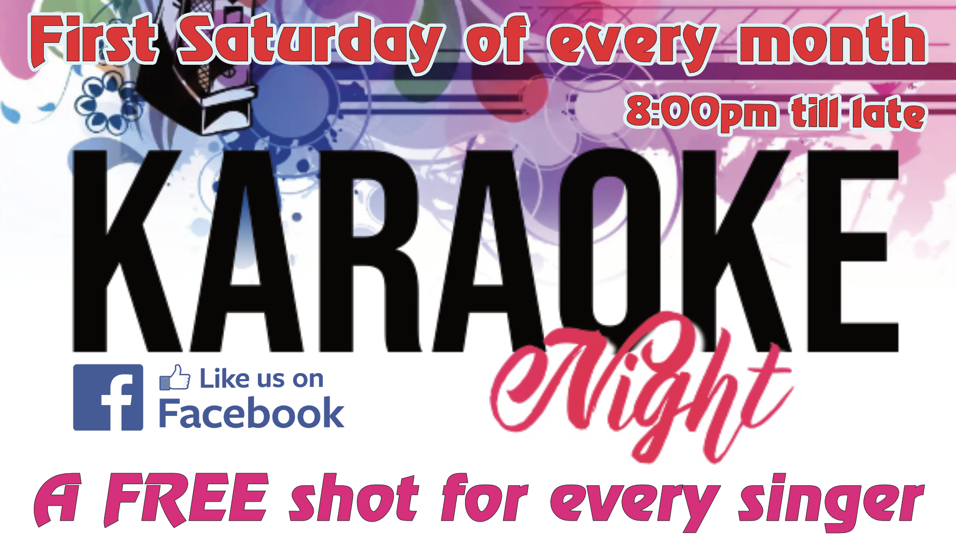 karaoke poster